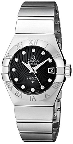 Omega Women's 123.10.27.20.51.001 Constellation Co-Axial Automatic 27mm Swiss Automatic Silver-Tone Watch