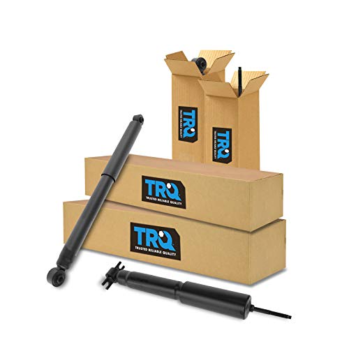 TRQ Front and Rear Shock Absorber Set Compatible with 1999-2006 Chevrolet Silverado 1500 2007 Silverado 1500 Classic GMC Sierra 1500 Sierra 1500 Classic