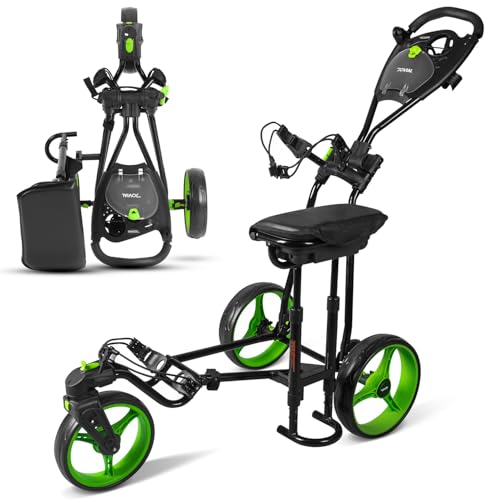 JOVIAL 3 Wheel Golf Push Cart