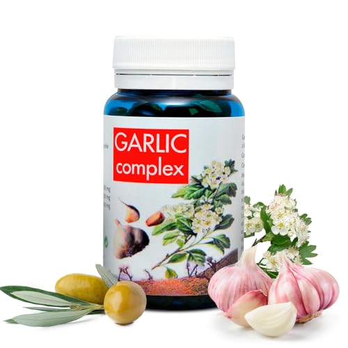 Espadiet Garlic Complex – Con Aceite Macerado de Ajo, Espino Blanco y Aceite de Oliva – Favorece la Salud Cardiovascular y Circulatoria – Ayuda a Reducir los Niveles de Colesterol – 90 Perlas