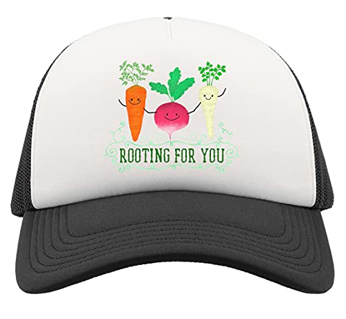 Gorra Go Vegan snapback negra de media rejilla trucker para hombre y mujer