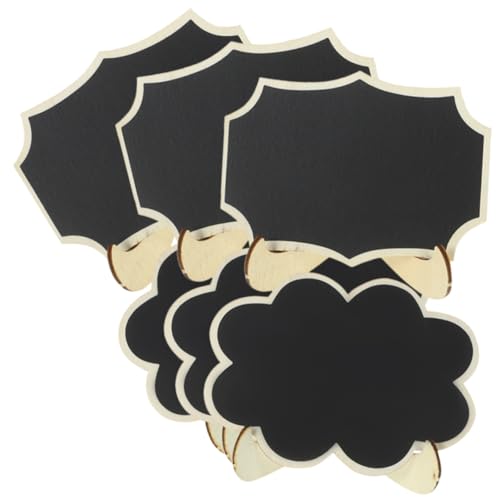 RORPOIR Erasable Letter Boards 6pcs Menu Boards Blackboard Signs for Kitchen Decor