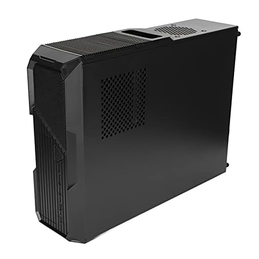 Mini ITX-fodral, Multifunktionellt Mini-bärbart Aluminiumlegerat Stationärt PC-fodral med Utsökt Layout för Spel och Hemmabruk, AC 110-240V, Svart