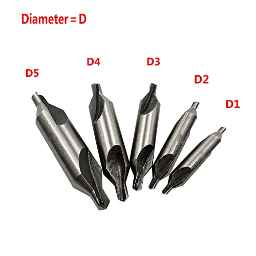 Hunricho 8Pcs 2-12Mm Cnc Square Nose End Mills,Carbide Tungsten Steel 4 Fultes Milling Cutter,5 Pieces Center Drill Bits Set，High Speed Steel 60-Degree Angle Center Drill Bits For Metalworking. #TOP6