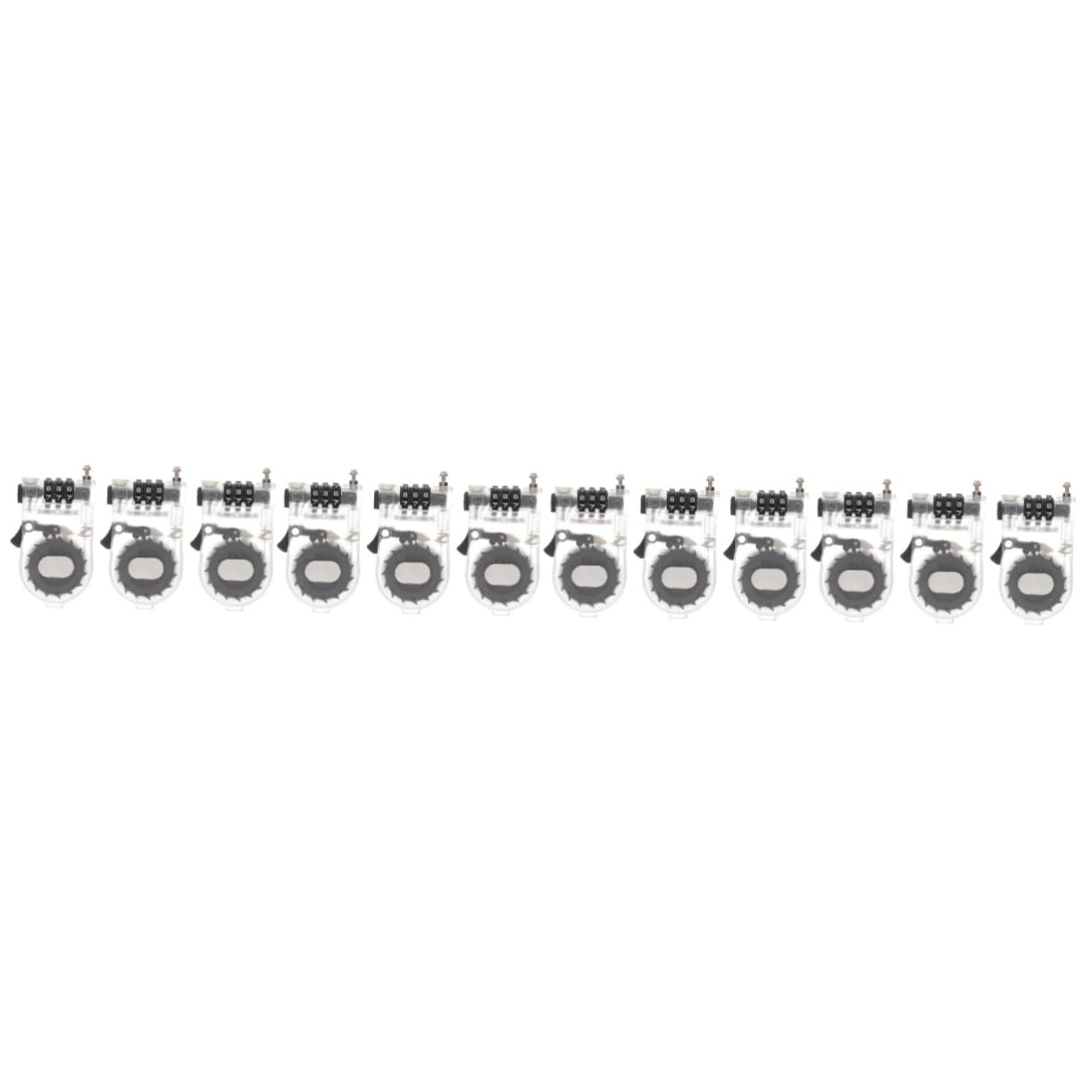 BESPORTBLE 12pièces Anti- Ski Lock Avec Câble Rétractable Plastique Verrouillage Sécurisé Pour Snowboard Et Vélo Accessoire De Sécurité Pour Activités Extérieures