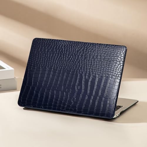 Fancity Compatible with MacBook Air 13 inch Case M5 2026 M4 2025 M3 M2 2024-2022 A3449 A3240 A3113 A2681, PU Leather Hard Plastic Shell Case & Keyboard Cover for New Air 13.6, Darkblue by Fancity - Image 7