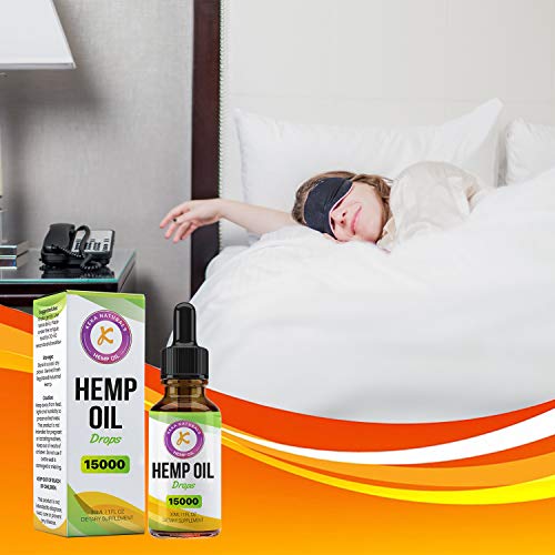 Hemp Oil Drops Dietary Supplement | 15000mg | High Strength | Made in UK | GMP Standard | No Artificial Flavours | GMO Free | Vegan & Vegetarian | 30ml - Image 3