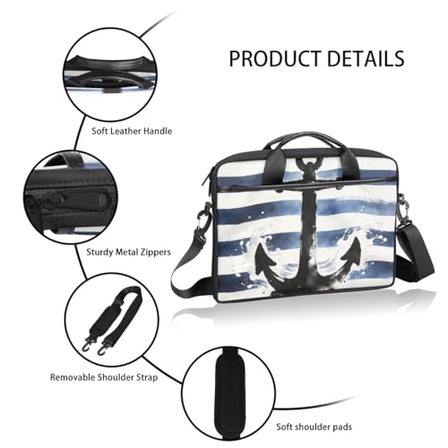 Bolso vintage para laptop unisex 14-15 pulgadas miniatura 4