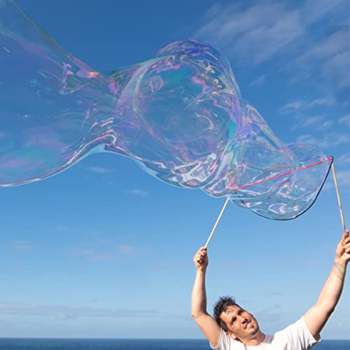 Bubble Brothers Seifenblasenflüssigkeit für Riesenseifenblasen 2 x 5 Liter Seifenblasen Nachfüllflasche Grosse und Stabile Seifenblasen Pulver Seifenwasser Seifenblasenlösung Giant Bubbles