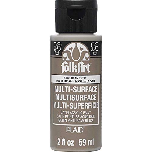 Image of FolkArt Multi Surface Acrylic Paint, 2 oz, Urban Putty 2 Fl Oz