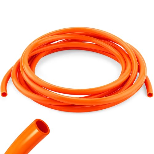 Image of NZNSML Pneumatic Tubing Pipe 6 Meters Pu Air Hose Red Polyurethane Line Hose Tube 12 mm OD x 8 mm ID for Air Compressor Fluid Transfer Water Hydraulic Piping