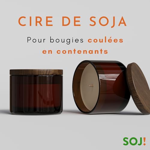 Cire de soja pour bougie soj! de qualité supérieure 3KG - 6