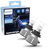 philips ultinon pro3021 led lampadina fari auto (h11), luce bianca fredda da 6.000k, confezione doppia