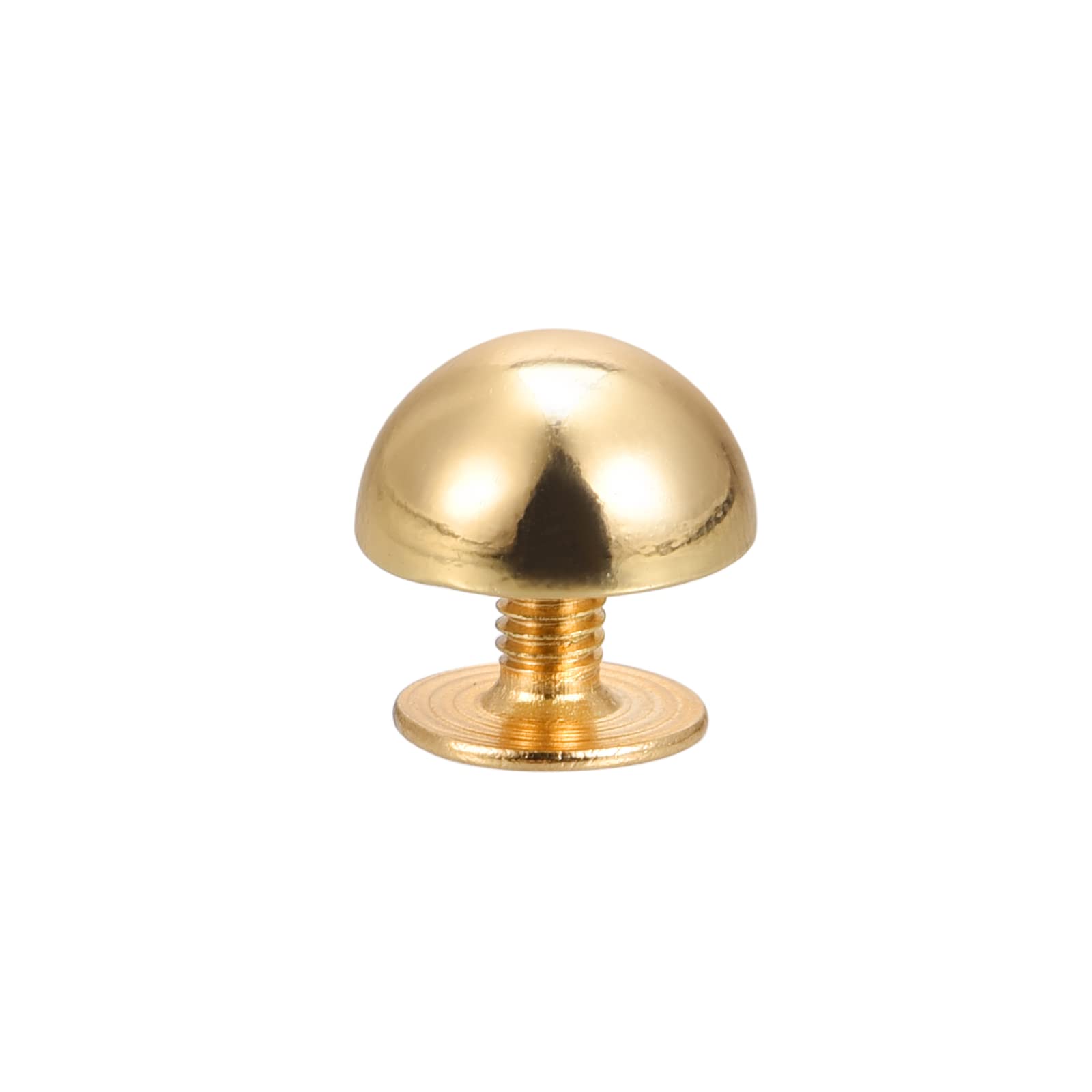 Rivetti A Vite QUARKZMAN 10x5mm | 12 Set Tono Oro | Per Borse In Pelle Fai-Da-Te E Artigianato - Foto 5