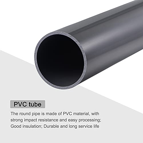 Tube PVC 75mm gris pour canalisation et évacuation d'eau rigide