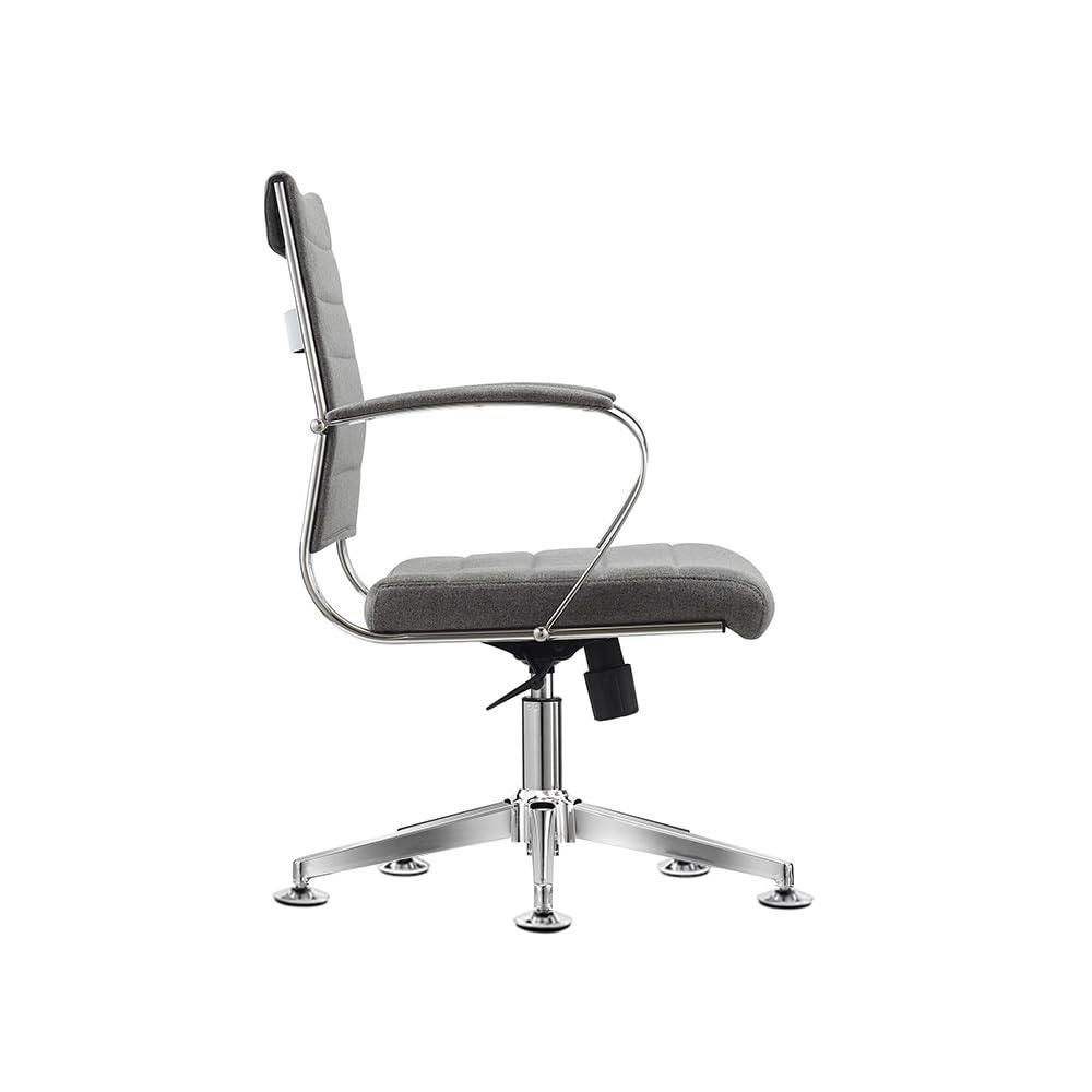 Konferenzstuhl Cádiz - Chromgestell - mit vielen ergonomischen Funktionen (Stoff, Anthrazit)