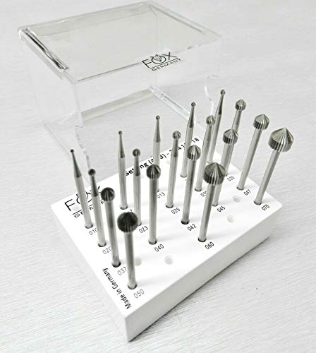 Set de 18 piezas fresas para joyería miniatura 3