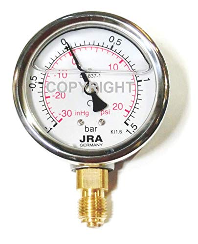 Manometro della glicerina JRA-Longlife -1/+1,5 bar...