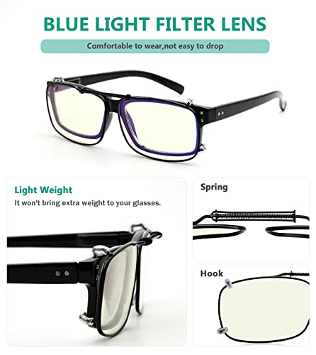Image of Eyekepper Clip on Sunglasses Over Eyeglasses, 57 * 39MM