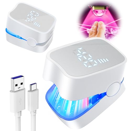 Next-Gen Nail Fungus Laser Device21-day Fast-actingAntifungal LaserKaltlicht-Technologie - Wohltuend mild PainFree Device With Time Display & Yellow Cuticle Oil Pen
