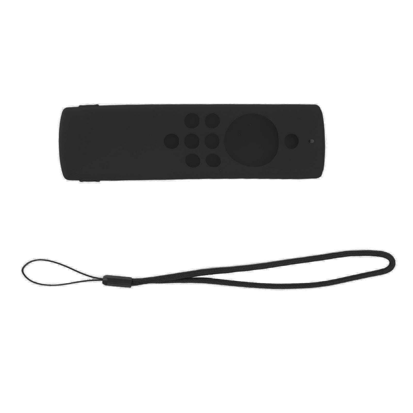 Funda protectora para Stick con control remoto, funda protectora de silicona lavable a distancia, a prueba de golpes, protección de control remoto para Stick Lite negro (vestido de