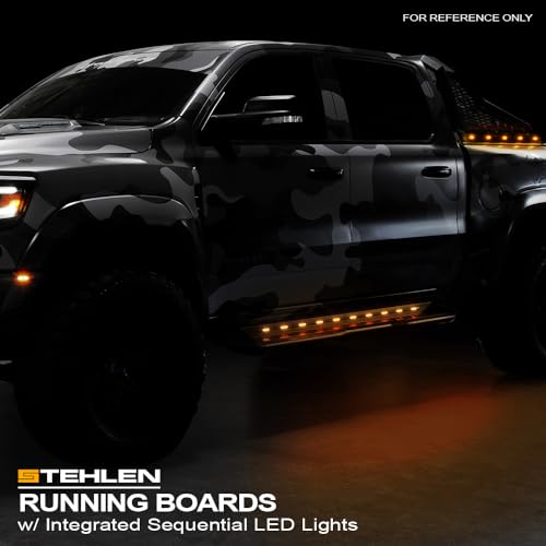 Estribos LED secuenciales para Chevy Silverado 2007-2018 miniatura 3