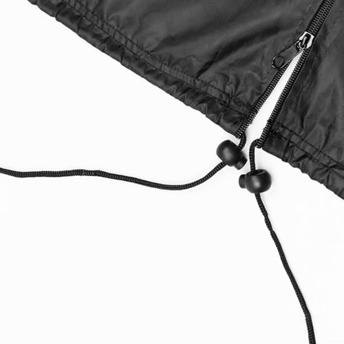 Funda para elíptica impermeable negra Oxford 420D de 165 a 206 cm 6
