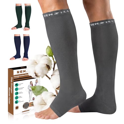 NEWZILL Copper Compression Socks for Women & Men...
