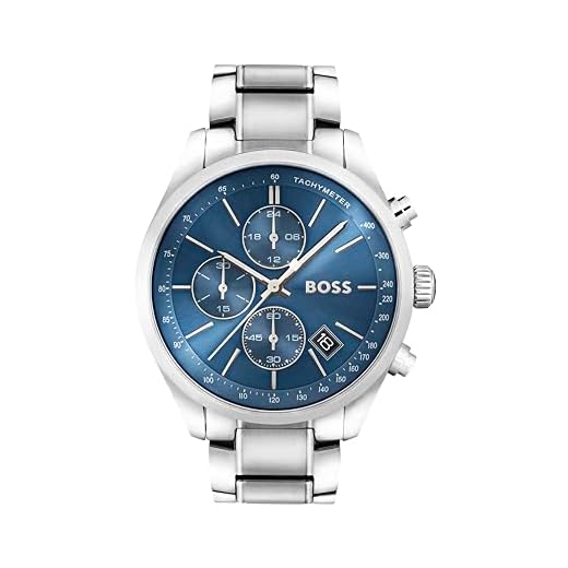 BOSS Reloj Cronógrafo de Cuarzo para hombre con Correa en Acero Inoxidable plateada - 1513478