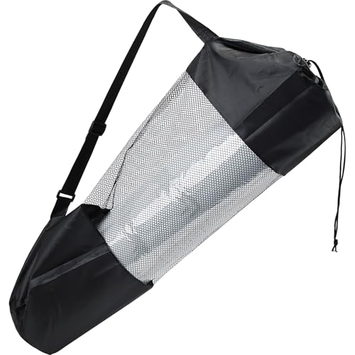 Image of Bodylastics Yoga Mat for Men and Women with Carry Bag TPE 6ft x 2ft x 6mm Large Size Anti Slip & Anti Tear Workout Mat