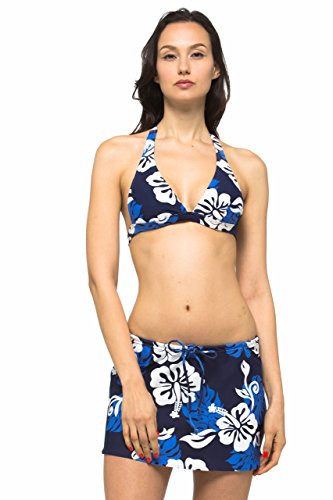 Private Island Women UV Swim Rash Guard Cover Up Skirts Yoga Workout