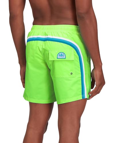 Sundek Uomo Costume M505Bdta100 24813 Swim Trunks 24813 Colore Fluo Green 13 M/Verde fluo