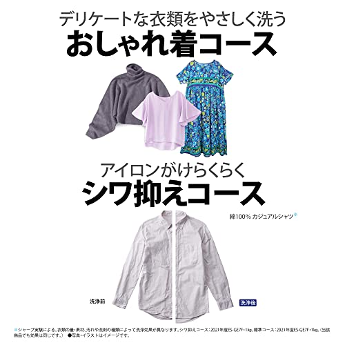 シャープ ES-GE6G-T 全自動穴なし槽洗濯機