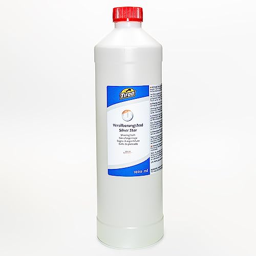 Silver-Star (1000 ml) - Alternativa para el electrolito de plata – Plateado casero - baño de plateado - platear muchas superficies en pocos minutos
