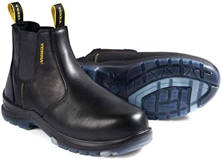 Terra Men's Murphy 6" Soft Toe Pull-On Work Boot Industrial, Black, 10.5 | Image 6