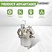 partszen 1016441-01 Carburetor Fuel Pump Kit for Kawasaki FE350 Engine for Club Car DS, Precedent, Turf, Carryall Models, Carryall Golf Cart 1996-Up OHV Replace 1018059-01 1019059-01 1035245-01 Parts