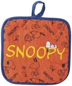 Amazon スヌーピーpeanutsピーナッツ 鍋つかみミトン 鍋敷きセット キッチングローブ キッチンマット 台所 ディズニーキャラクターグッズ オレンジ 並行輸入品 鍋つかみ ミトン オンライン通販