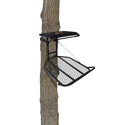 Big Game Captain XC Hang-On Treestand, Lightweight Steel Construction with 14 x 8 in. Flip-Back Flex-Tek Seat, 300 lbs Weight Rating by Big Game Treestands - Image 7