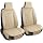 hoozoom Leather car Seat Covers Breathable Car Seat Protector Front seat Covers Universal Fit for 95% Car Truck SUV Van Vehic