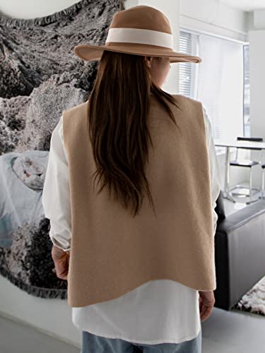 Verdusa Women's Sleeveless Button Front Old Money Knit Sweater Vest2