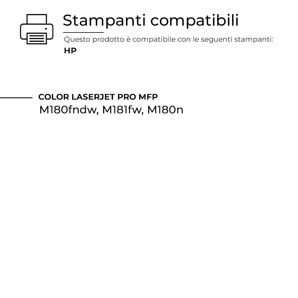 alphaink 4 Toner Compatibili con HP 205A CF530A CF531A CF532A CF533A Cartucce Toner Compatibile per HP Color Laserjet Pro M181FW M181 M180 180N M154A M154NW M154 (1Nero 1Ciano 1Magenta 1Giallo)