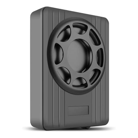 j Junsun 10" 800W Powered Car Subwoofer,Slim Under Seat Car Subwoofer Powered, High/Low Level Input, Car/Truck Audio Sub Built in Amplifier,Balck 2024 Cover