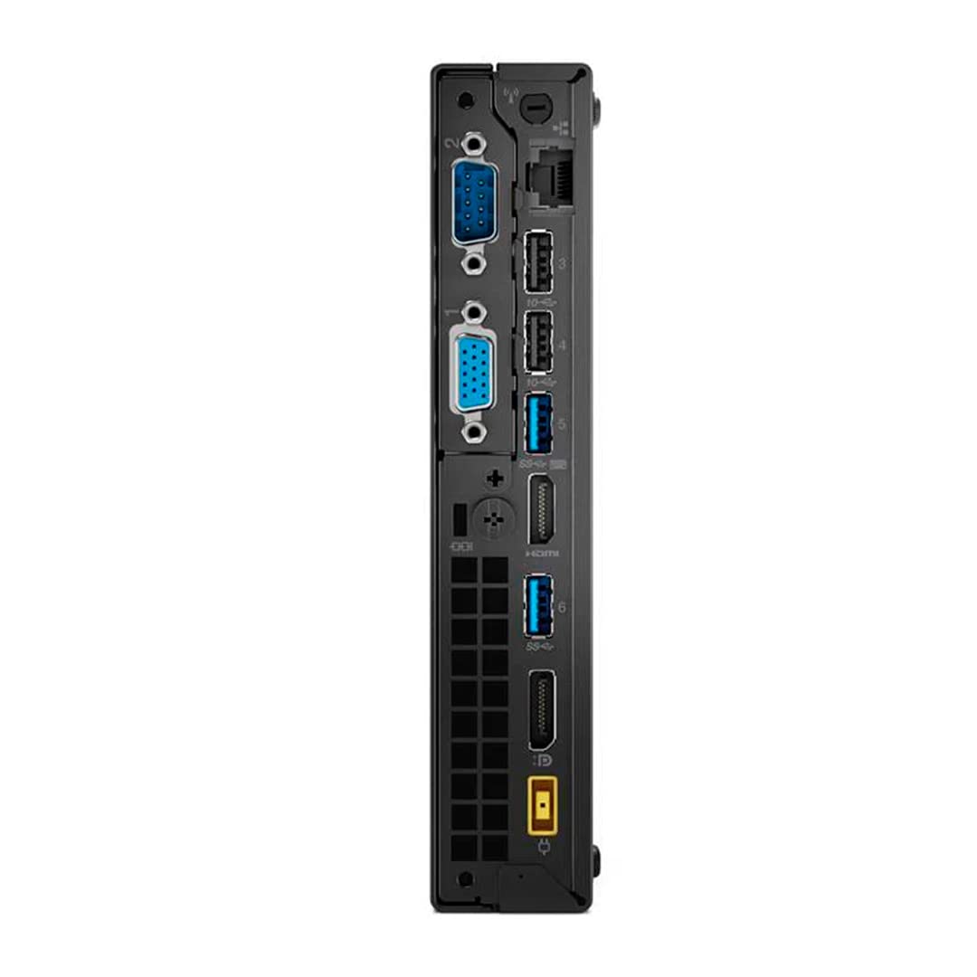 Lenovo M920Q Tiny Komputer stacjonarny, 2.1 GHz, Intel Core i5-8500T Six-Core - 256 GB SSD - 16 GB, Windows 11 (Renewed)