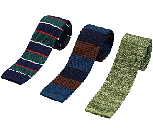 Cravate tricot pour homme infroissable et lavable en machine