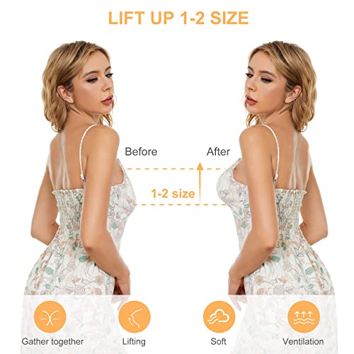 Ravenline Adhesive Bra Invisible Sticky Bra Push Up Reusable Silicone Bra For Women Backless Dress With Nipple Covers Nude #TOP2