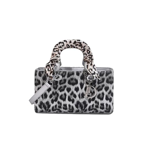 Image of Leopard Print Handbag - Women's PU Leather Crossbody Bag, Waterproof, Fashion Messenger & Satchel Bag