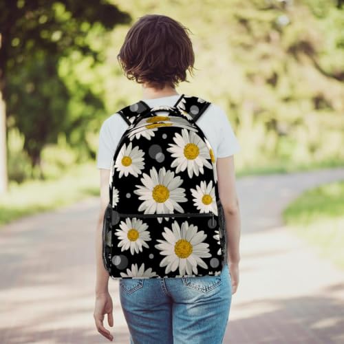 Mochila escolar espaciosa multicolor antiarrugas para folios 6