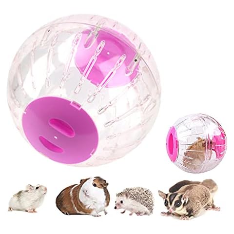 Hamsterball, 18.5cm Hamster Run Ball, Transparent Hamsterrad Gymnastikball, Kunststoff Spielzeug Cover