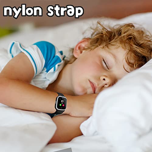 Polyjoy 2 Pack Nylon Replacement Bands Compatible With Cosmo Jrtrack/Cosmo Jrtrack 2 Kids Smartwatch, Soft Breathable Adjustable Braided Sport Wristband For Kids #TOP5