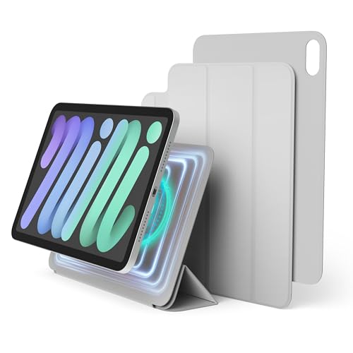 Coque magnétique iPad Mini 8.3 elago A17 Pro étui gris protection folio